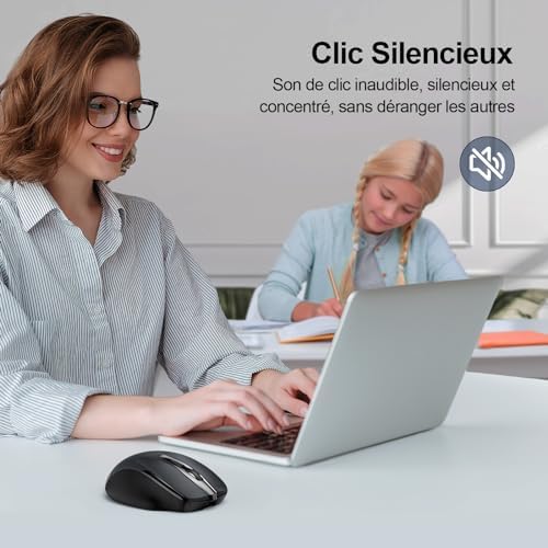 Vue 6 de Tecknet Souris Bluetoothsouris Sans