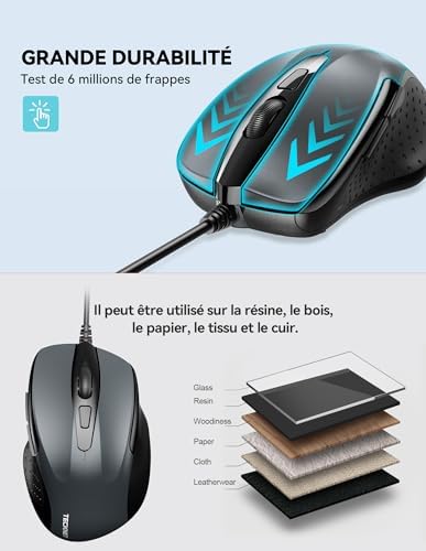 Vue 3 de Tecknet Mouse Pro