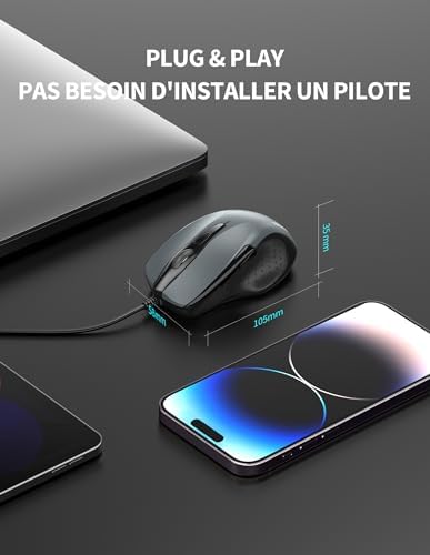 Vue 6 de Tecknet Mouse Pro