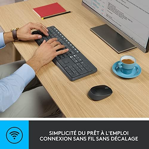 Vue 4 de Logitech Mk Combo Clavier