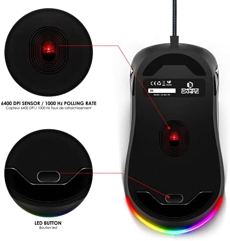 Vue 6 de Empire Gaming Xblades Souris
