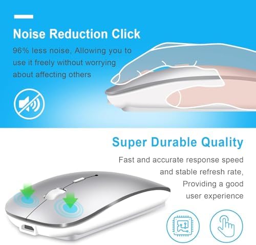 Vue 3 de Qxvnm Souris Sans Fil