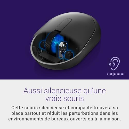 Vue 6 de Dell Souris Silencieuse Ms