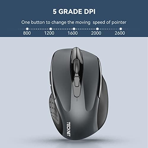 Vue 4 de Tecknet Souris Sans Fil