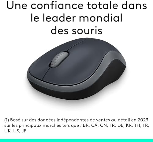 Vue 2 de Logitech Souris Sans