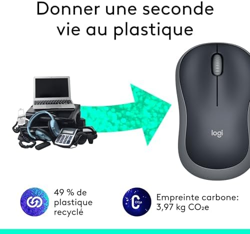 Vue 4 de Logitech Souris Sans
