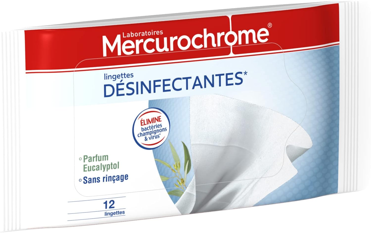 Mercurochrome Lingettes Desinfectantes Eliminent