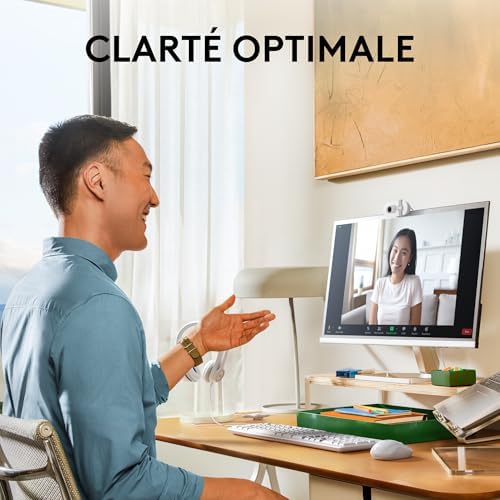 Vue 2 de Logitech Brio Webcam Full