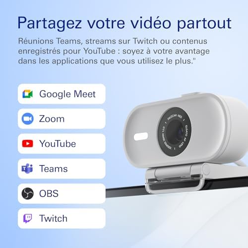 Vue 4 de Elgato Facecam Neo Webcam
