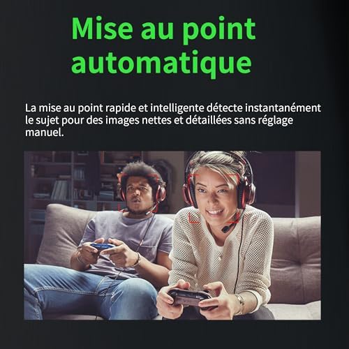 Vue 3 de Webcam Gaming Fps