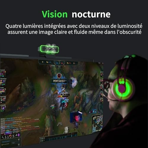 Vue 5 de Webcam Gaming Fps