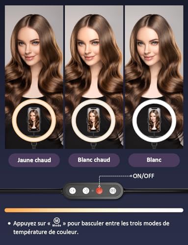 Vue 3 de Yohoolyo Ring Light Avec