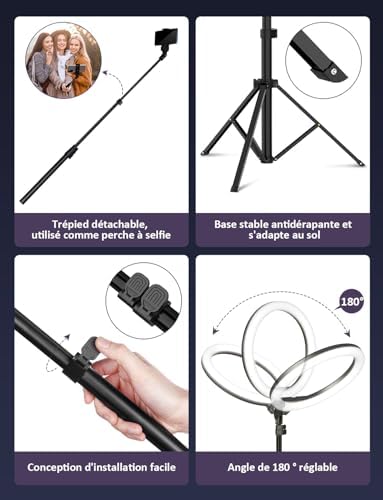 Vue 7 de Yohoolyo Ring Light Avec