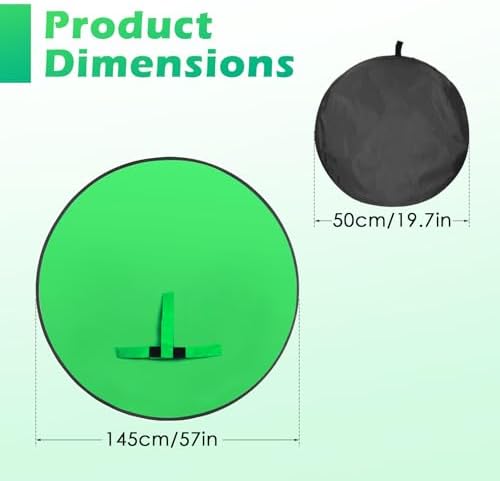 Vue 2 de Portable Green Screen Chaises
