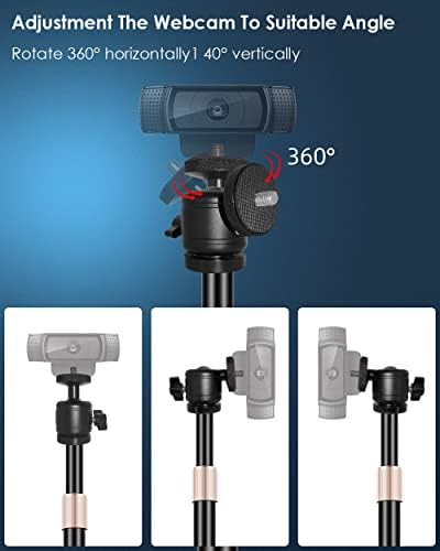 Vue 2 de Trepied Pour Webcam Hauteur