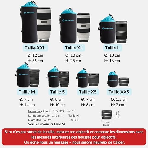 Vue 4 de Lensaid Housse Pour Objectifs