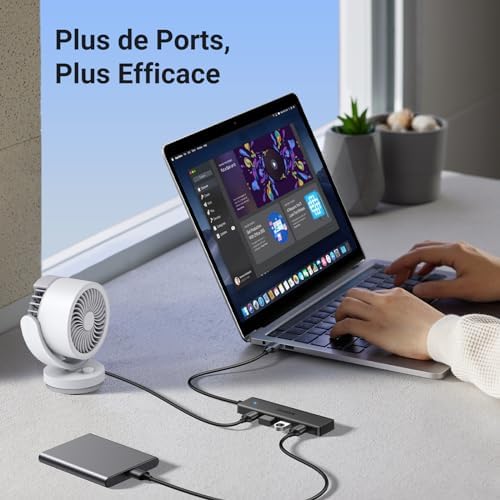 Vue 4 de Ugreen Hub Usb Data