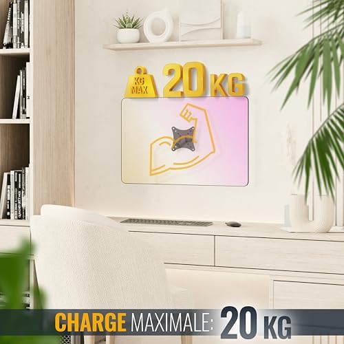 Vue 6 de Ricoo Support Mural Tv