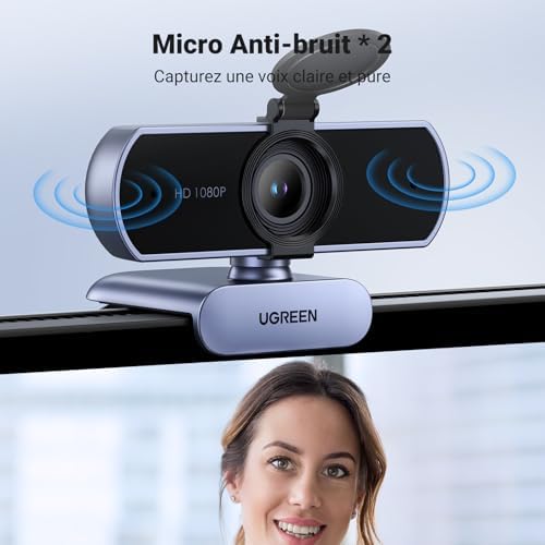 Vue 5 de Ugreen Webcam Full Hd
