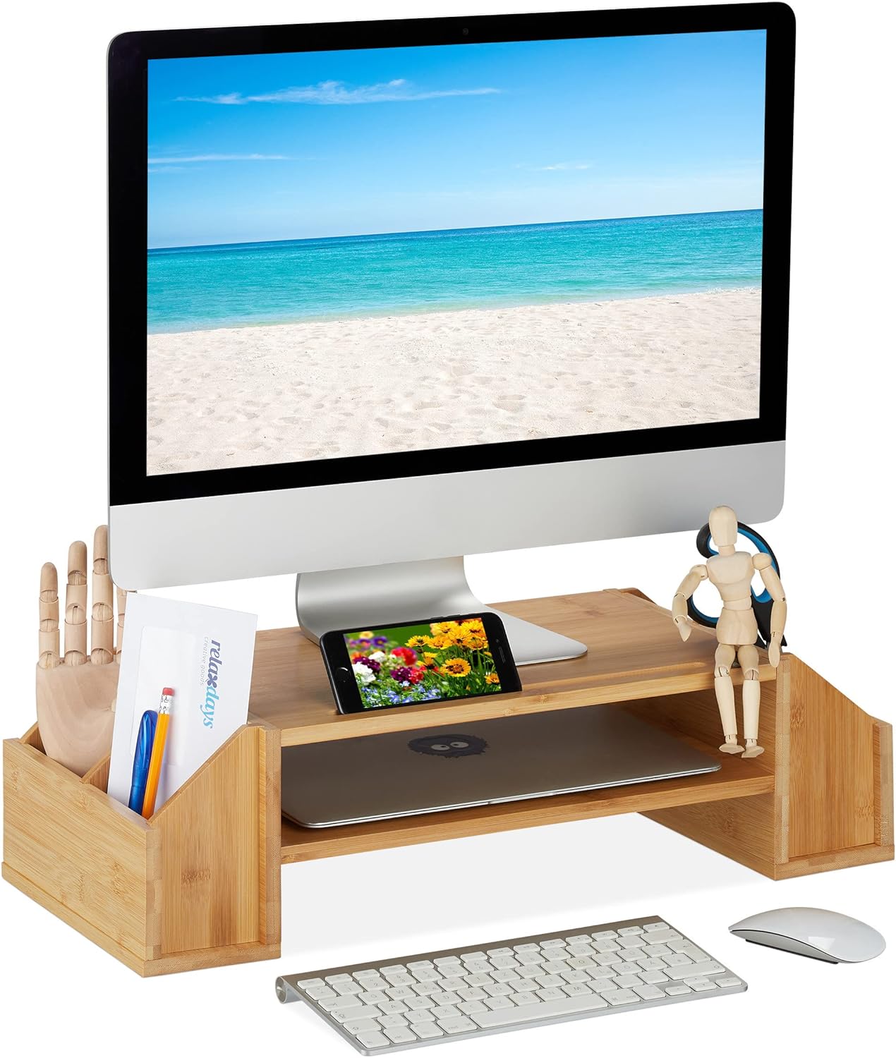 Relaxdays Support Decran En