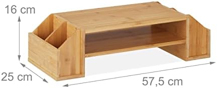 Vue 4 de Relaxdays Support Decran En