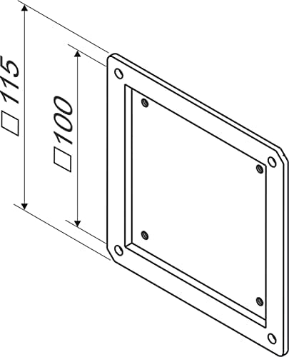 Vue 4 de Roline Adaptateur Vesa En