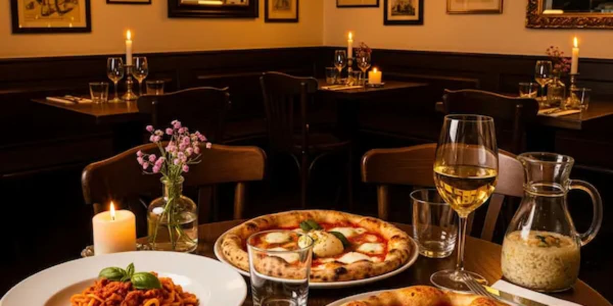 En el corazón de la ciudad, "La Bella Vita" te transporta a Italia con sus recetas tradicionales y sabores inigualables. Disfruta de una experiencia g