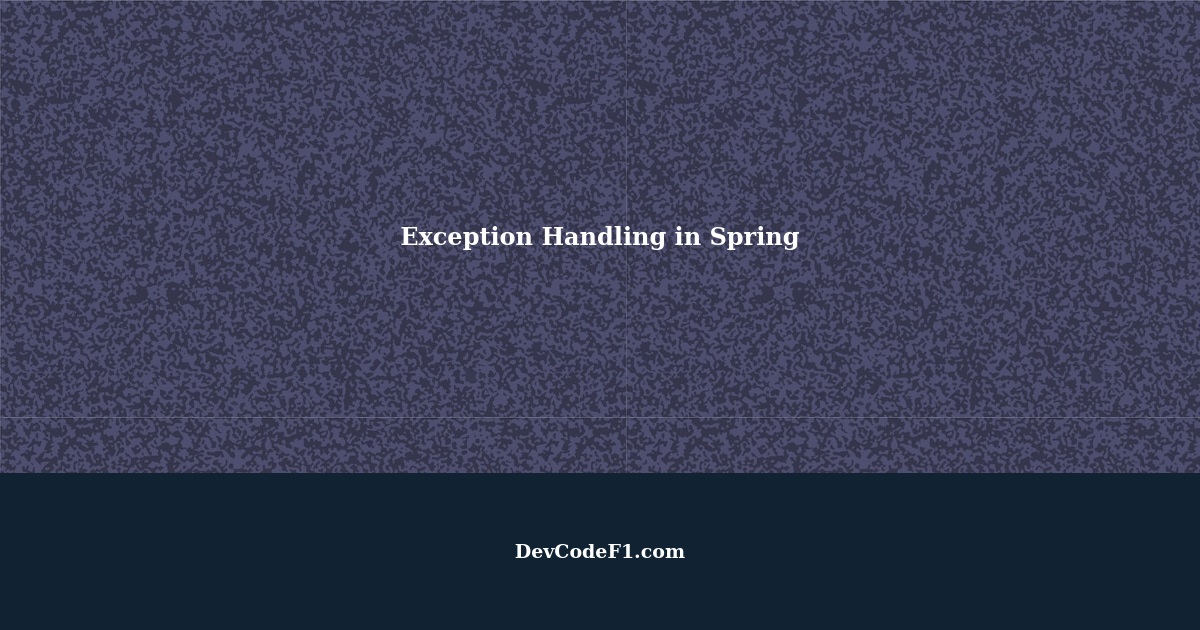 Exception Handling in Spring Controller or Service Layer