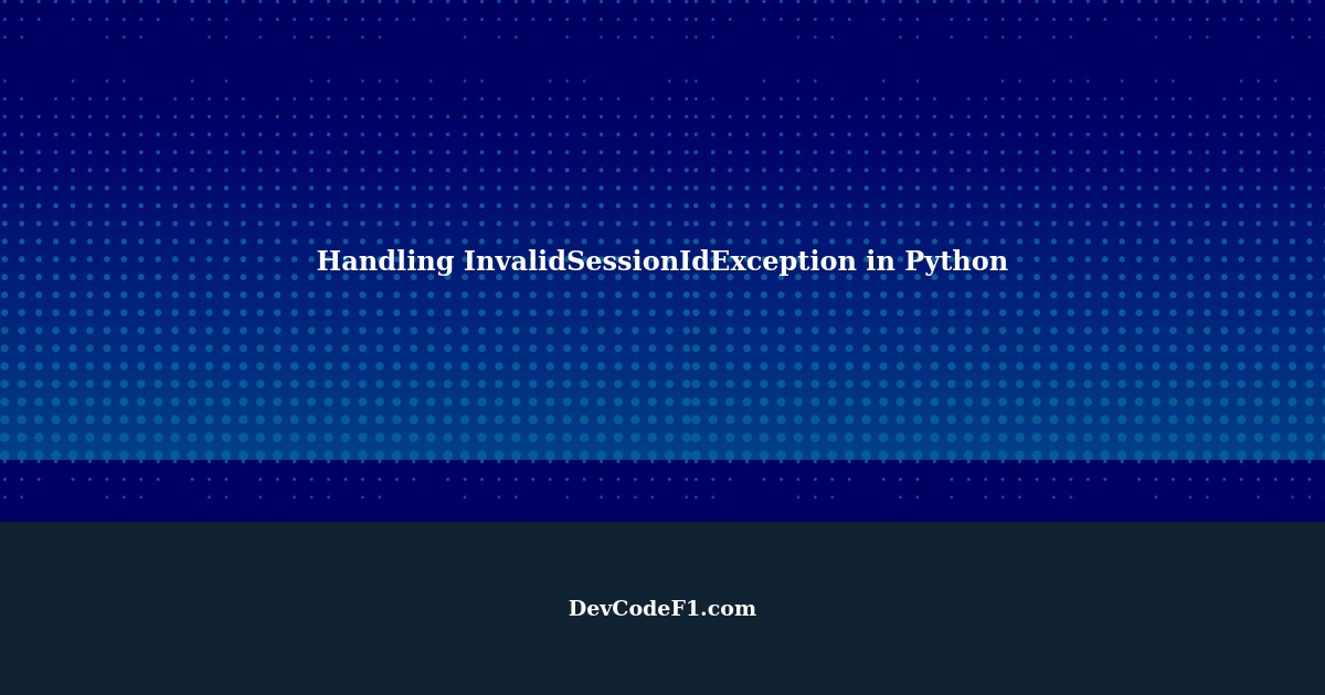 Handling in Python