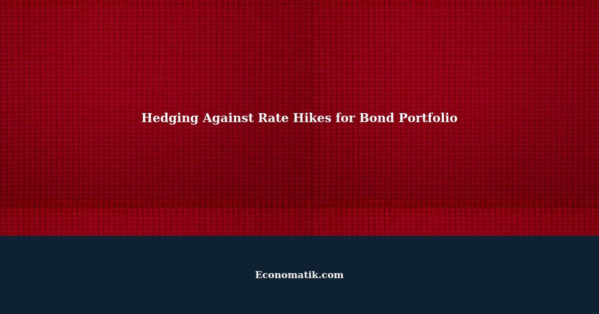 How to Hedge Against Rate Hikes for a Bond Portfolio