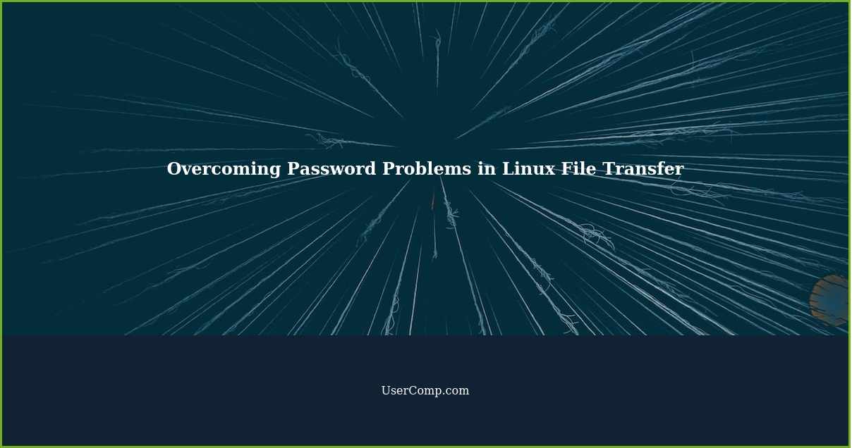 How to Overcome Problems with a Password Requiring at Transferring a File from Linux Centos 7 to Linux Synology