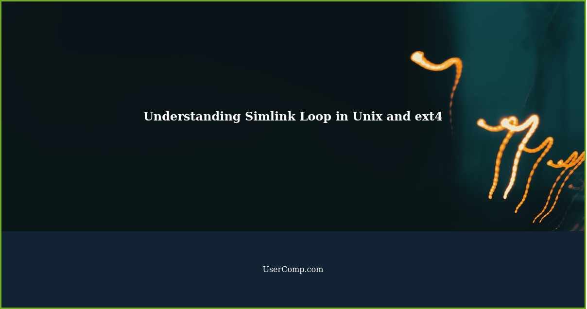 Why are simlink loop not an issue? - Exploring the Unix and ext4 Connection