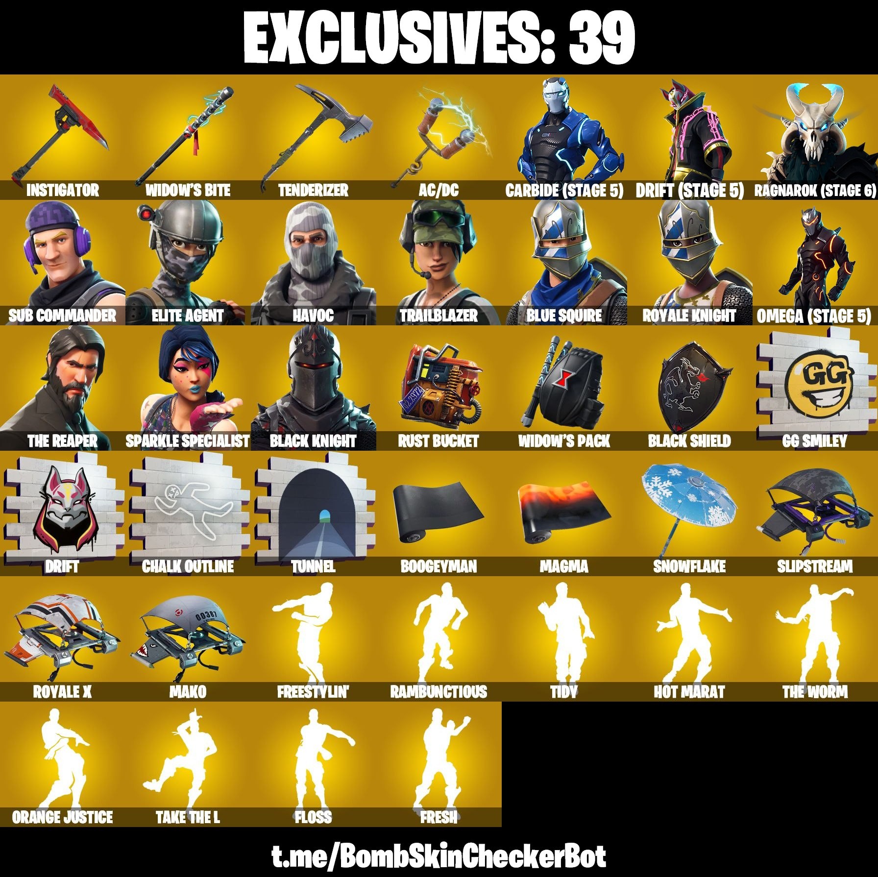 Fortnite Account ( PLAYSTATION / XBOX / PC / MOBILE / NINTENDO ) (Black Knight, AC/DC, Floss, Crossfire, Mission Specialist) (89 Skins)