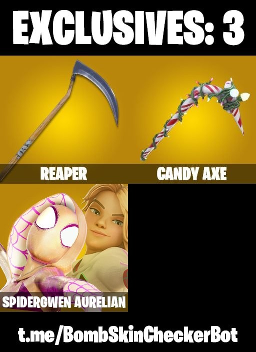 Fortnite Account ( PLAYSTATION / XBOX / PC / MOBILE / NINTENDO ) (Candy Axe, Ghoul Trooper, Skull Trooper, Reaper Axe, Star Wand, Harley Hitter, Izuku Midoriya, Spidergwen (Aurelian)) (237 Skins)