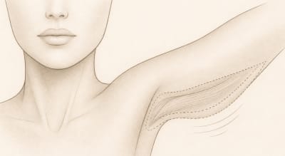 Hängende Haut trotz Training, Oberarmstraffung bei UNIKAT AESTHETIK Stuttgart