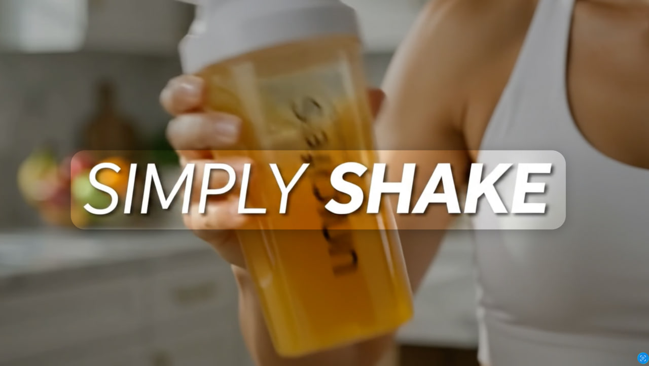 Simply Shake Bios Life S - Mixing Fiber Supplement in Shaker Cup