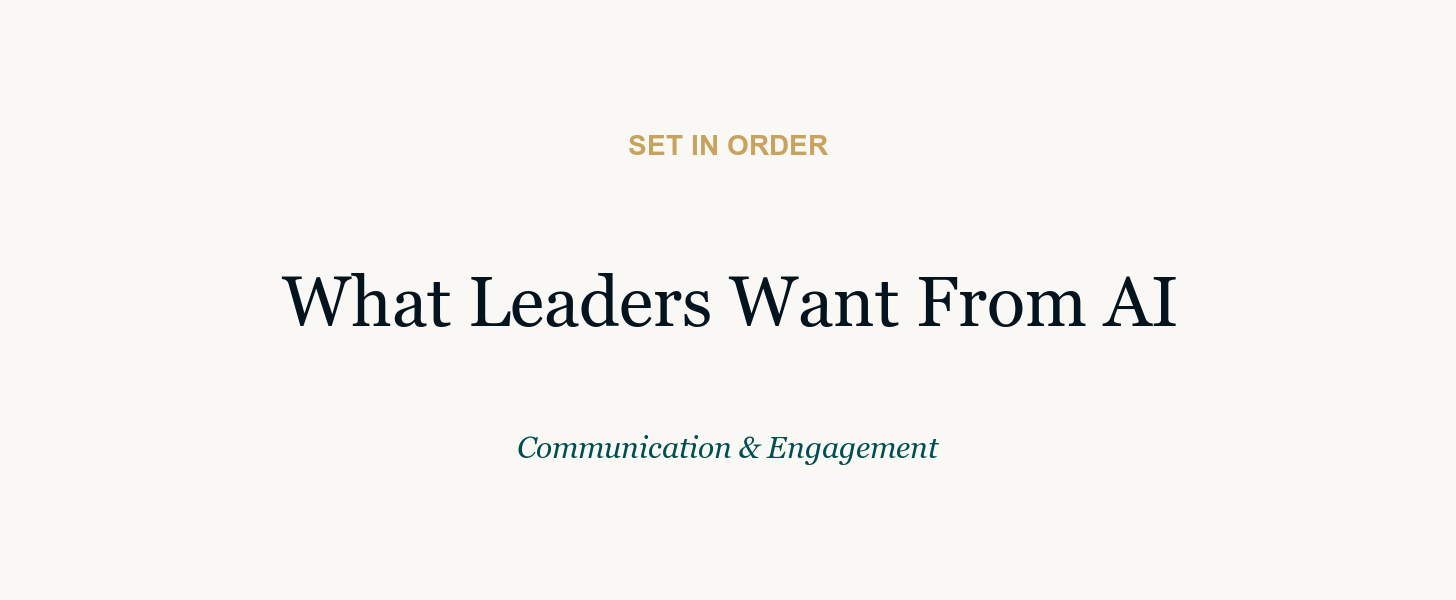 What Church Leaders Want Most From AI: Automations