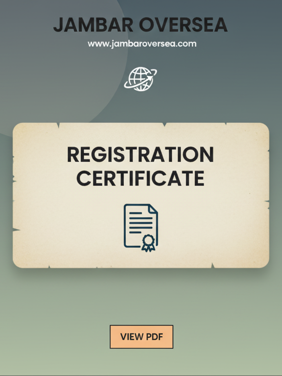 Registration Certificate