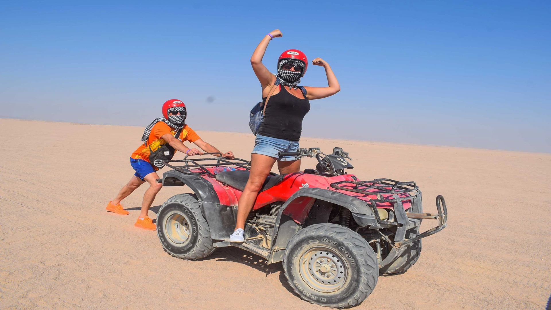 Desert Awakening: Morning Quad Adventure in Hurghada