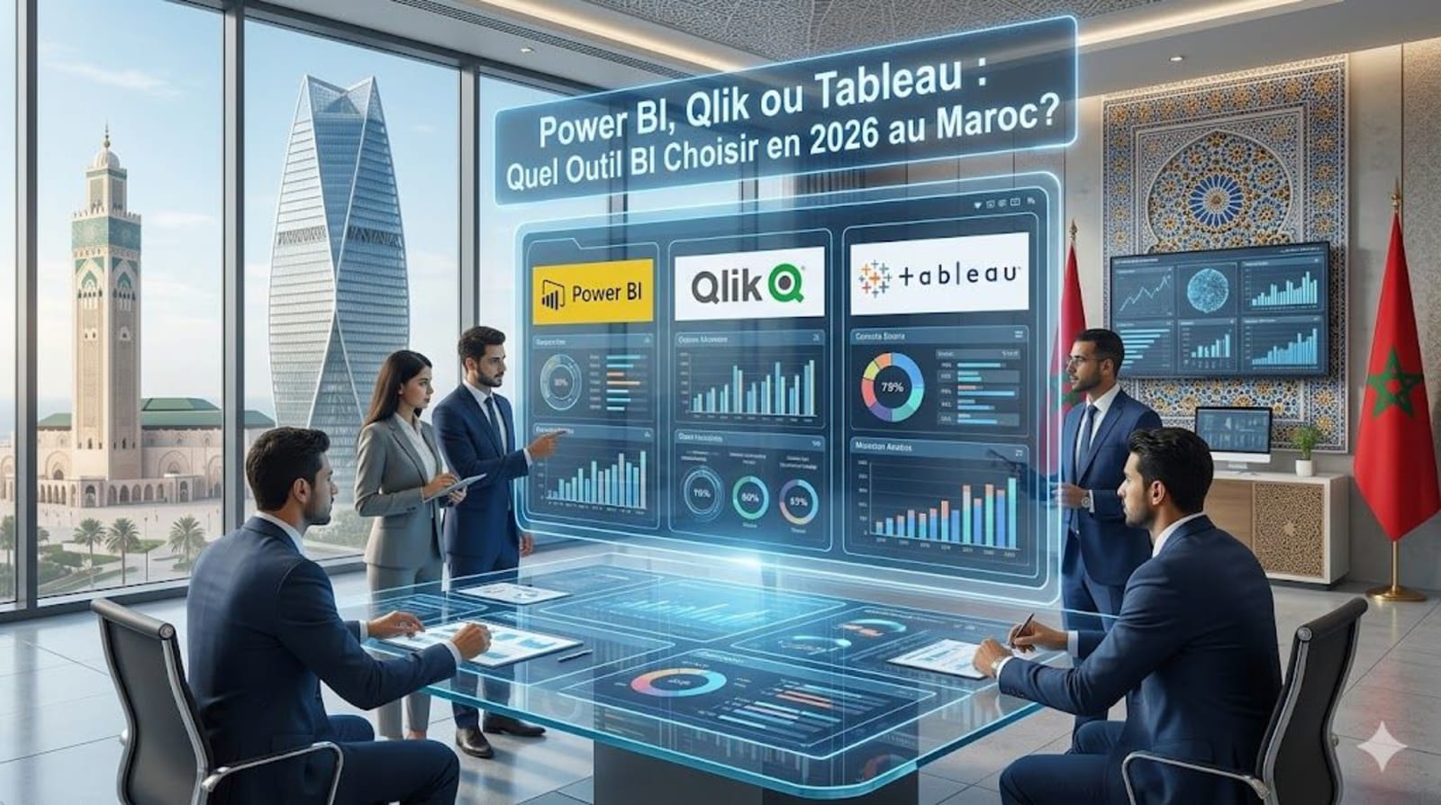 Power BI, Qlik ou Tableau : Quel Outil BI Choisir en 2026 au Maroc