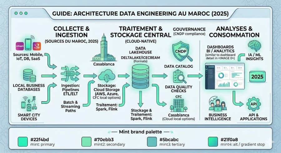 Data Engineering au Maroc : construire votre architecture data en 2025