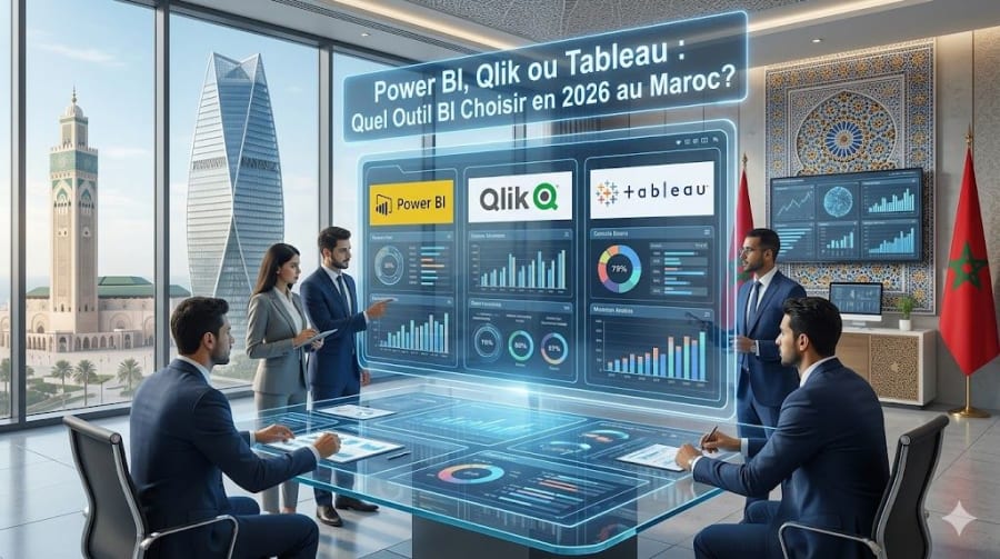 Power BI, Qlik ou Tableau : Quel Outil BI Choisir en 2026 au Maroc