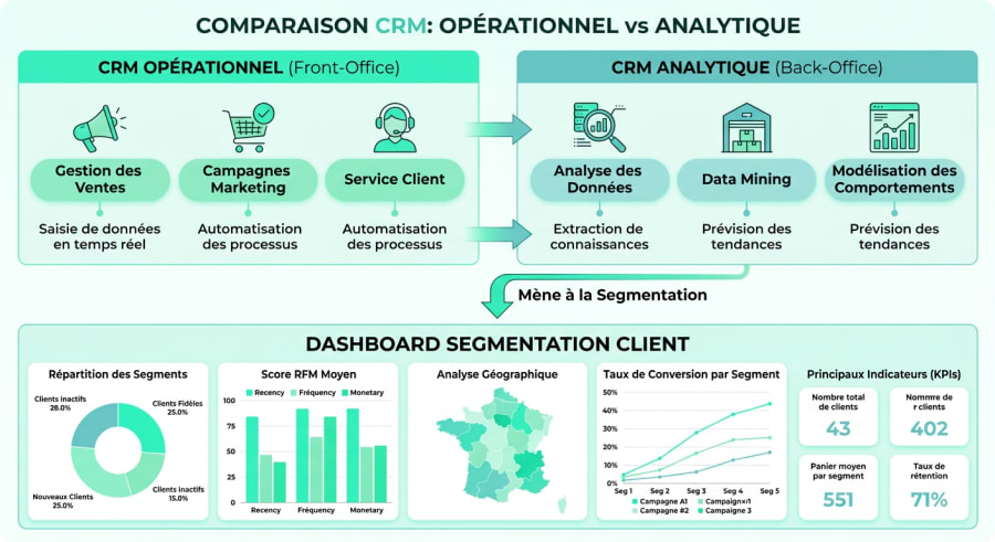 CRM Analytique vs CRM Opérationnel : Ce que les Équipes Marketing Marocaines Confondent