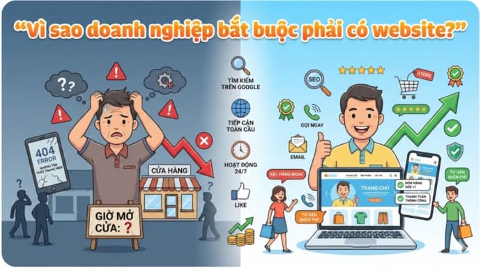Website là nền tảng kinh doanh bắt buộc của doanh nghiệp hiện nay