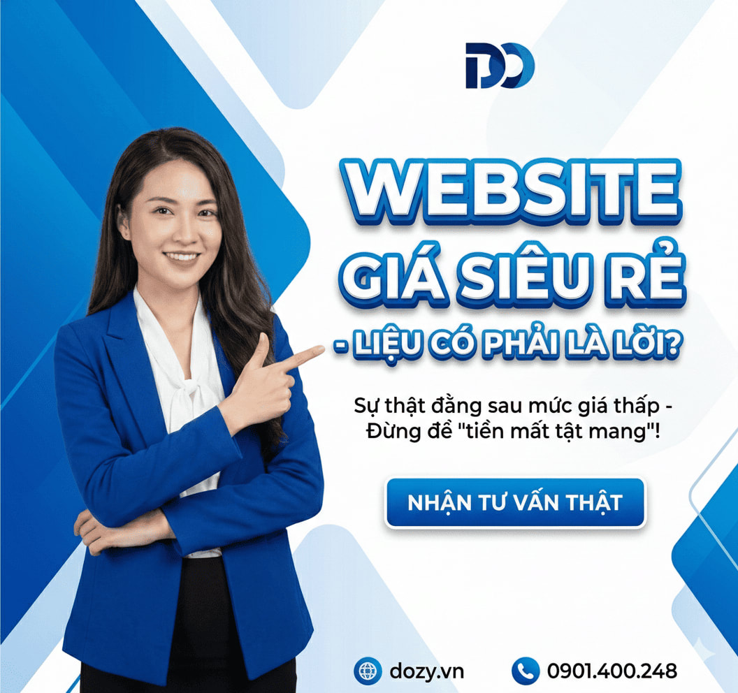 tác hại của website giá rẻ