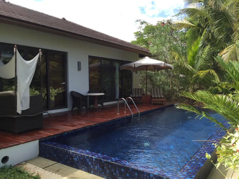 Beautiful new pool construction