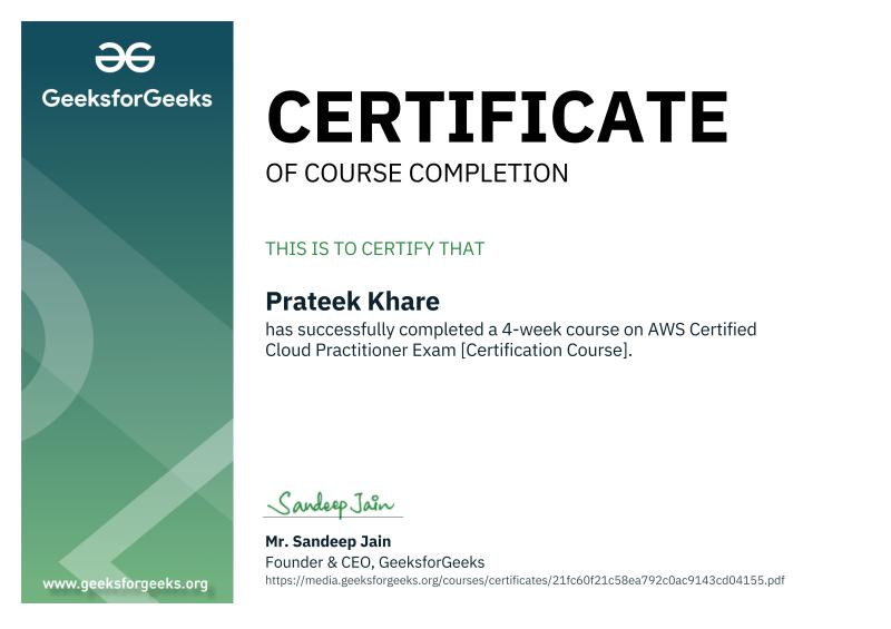 AWS Cloud Certified