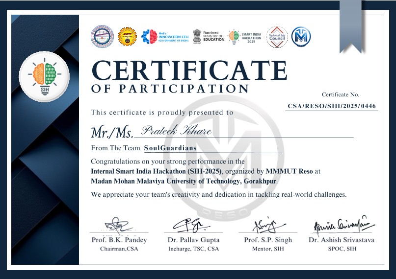 Participate in Smart India Hackathon