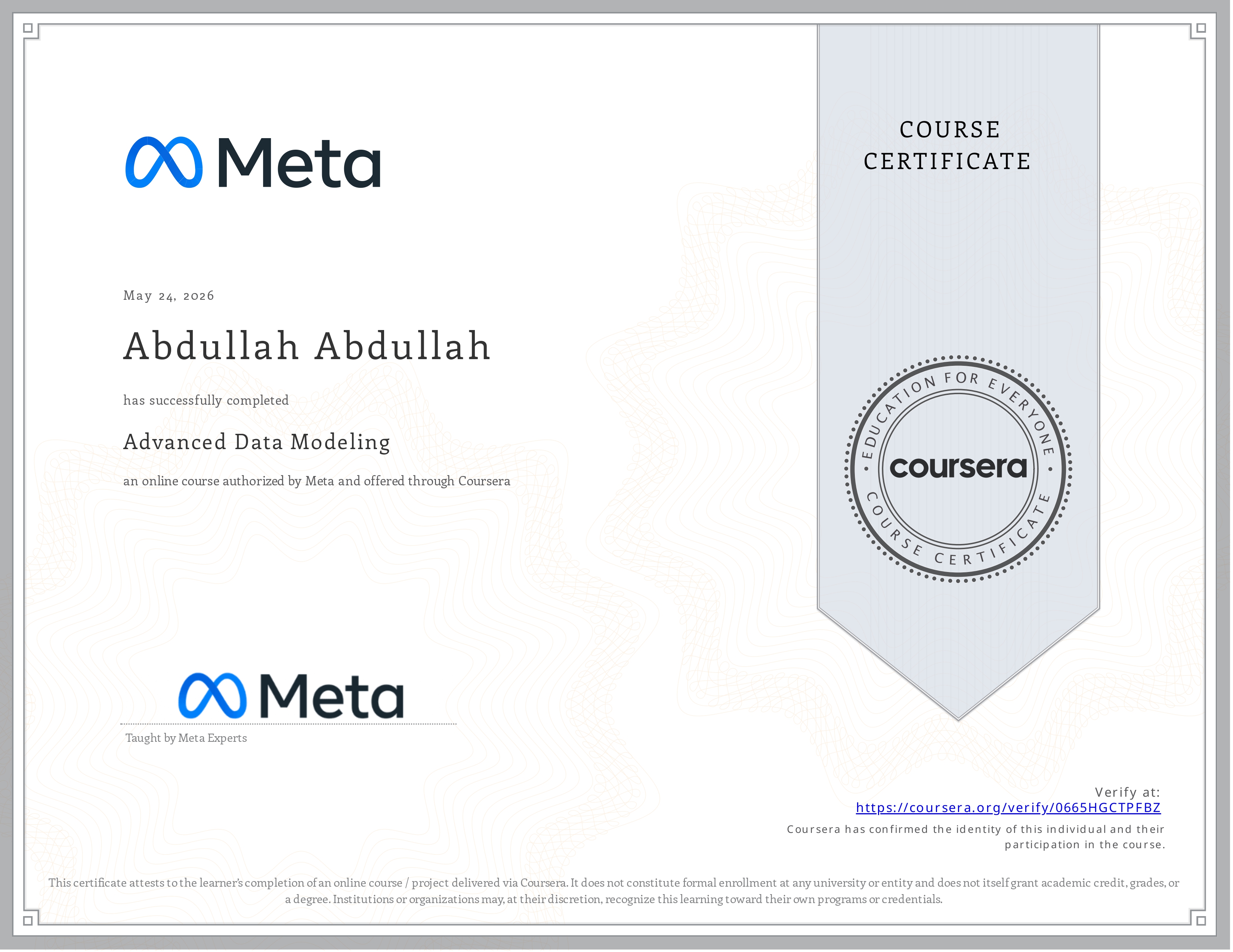 Data Engineering Certificate