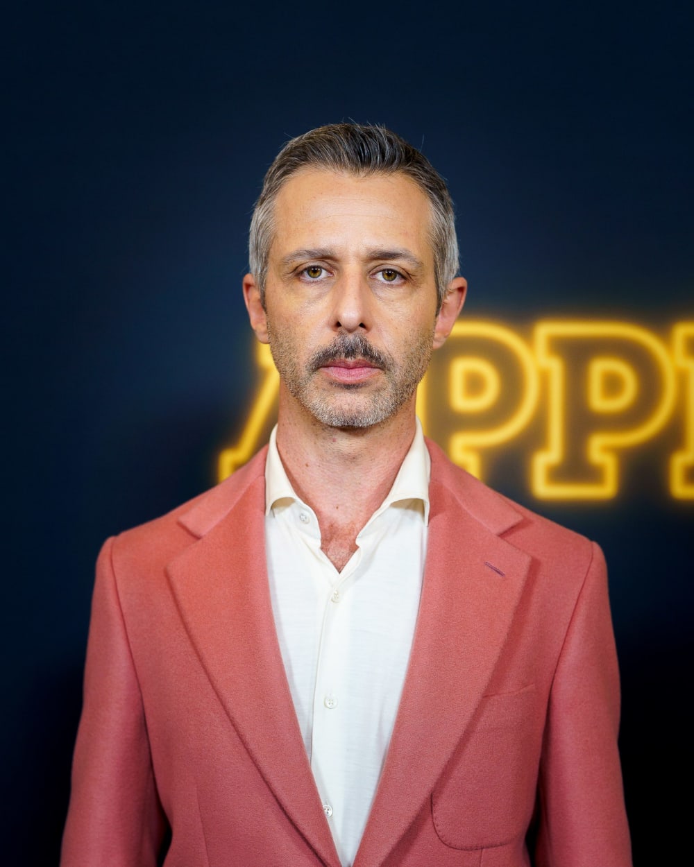 Jeremy Strong at the New York red carpet premiere of The Apprentice